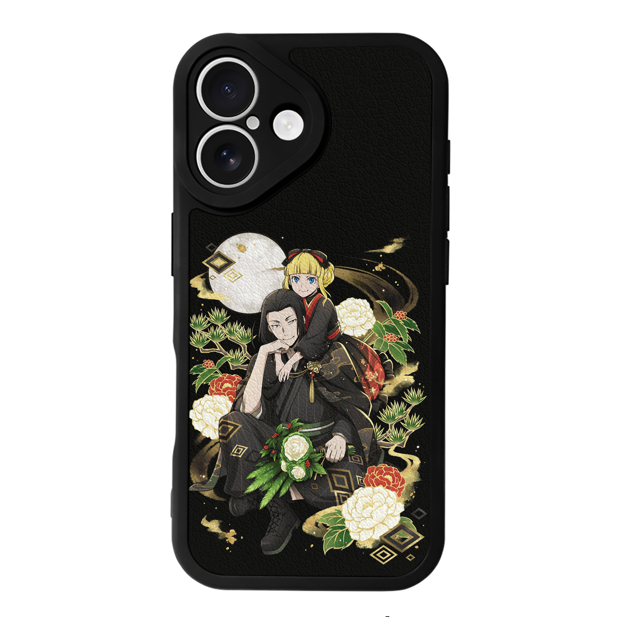 （画像用） 文豪ストレイドッグス Bungo Stray Dogs 【iPhone 16シリーズ対応】シリコンスマホケース（レザー調） 材質：シリコン